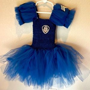 Girls Police Officer Costume 4T